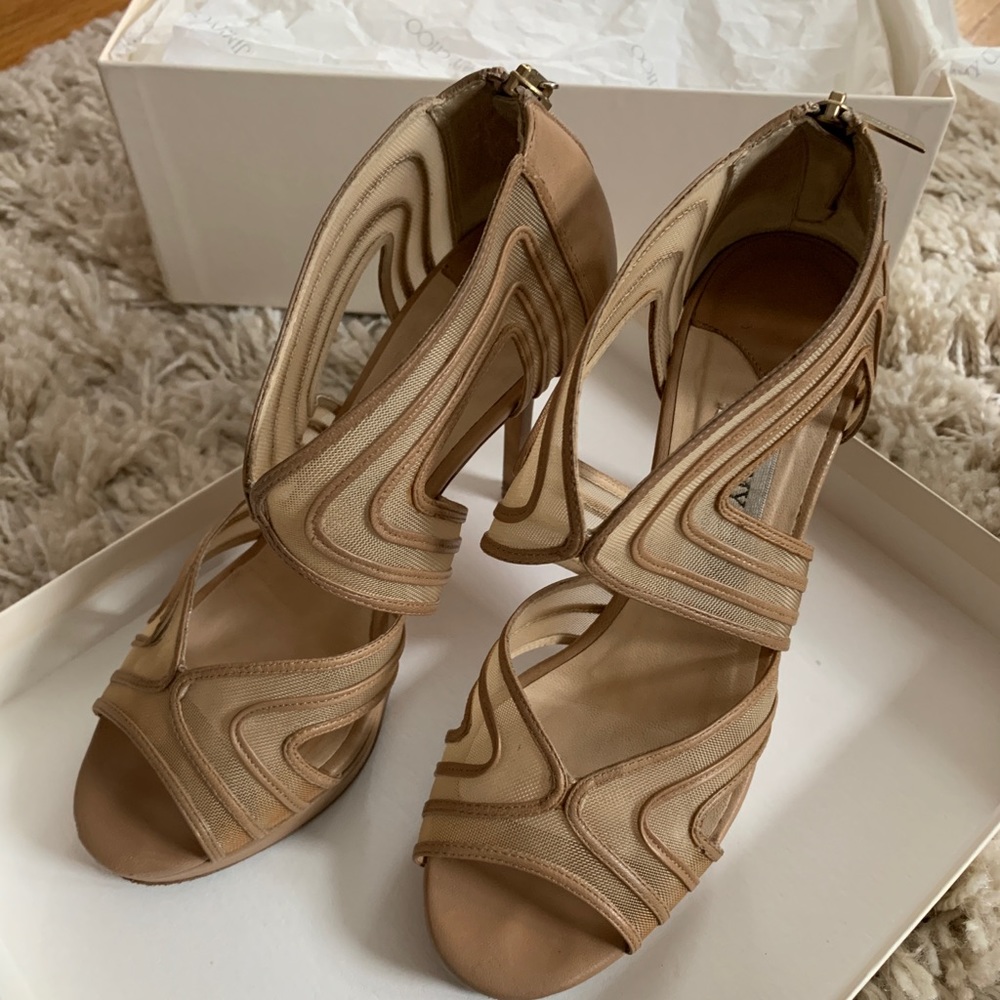 Jimmy Choo Nude Napa/Mesh